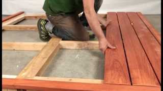 Fixation invisible pour terrasse en bois  JURAFIX [upl. by Ennahteb987]