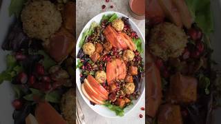 Honey crisp apple pomegranate salad easysaladrecipe [upl. by Nylahsoj]