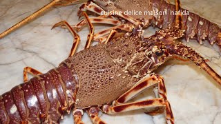 Langoustes grillées au four  جراد البحر  لانكوست   Grilled lobster in the oven [upl. by Reggy]