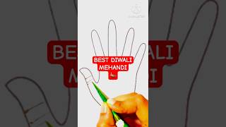 Diwali special mehandi design shorts ytshorts mehandi diwali mehndi viralvideo diy drawing [upl. by Gide]