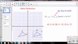 Geometry Lesson 94 Compositions of Isometries [upl. by Tanhya154]