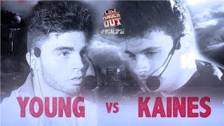 Liga Knock Out  EarBOX Apresentam Young vs Kaines Apocalipse [upl. by Morette]