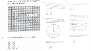 CXC CSEC July 2020 Mathematics paper 1 questions 1 to 60 [upl. by Elleuqram]