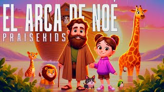 🌊 El Arca de Noé  Todos A Bordo  Música Urbana Cristiana para Niños 🕊️ PraiseKids [upl. by Lyckman555]