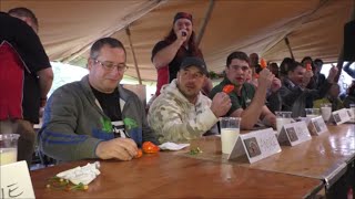 Chilli Eating Contest  Devon  Sun 4 Oct 2015  VOMIT ALERT [upl. by Tabor463]