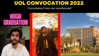 Uol Convocation 2022  Graduation  Gown experience  University of lahore [upl. by Phillipp]