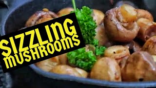 EASIEST CLASSIC SIZZLING GARLIC MUSHROOMS Pulutan Recipe [upl. by Aiht780]