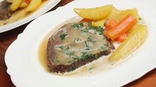 Sauerbraten im Topf zubereiten Chefkoch Tipps für einfachen Rinderbraten [upl. by Adnarem830]