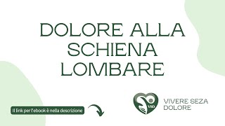 Massaggio per dolore alla schiena lombare VSD  Vivere Senza Dolore [upl. by Ddot]