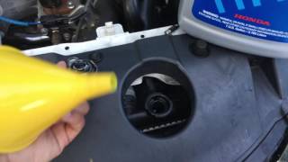 20122015 Honda Civic Coolant Drain amp Fill DIY [upl. by Shelah]