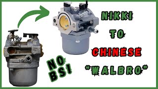 Eliminate Flooding Problems Replace Nikki Carburetor with Walbro [upl. by Nomyad179]