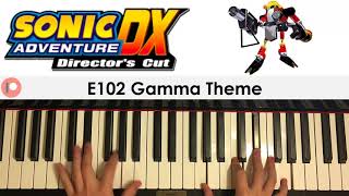 Sonic Adventure DX  E102 Gamma Theme Piano Cover  Patreon Dedication 197 [upl. by Elehcor]