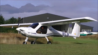 Skyleader GP One light sport aircraft  flying in NZ at Lake Manapouri [upl. by Nivle822]