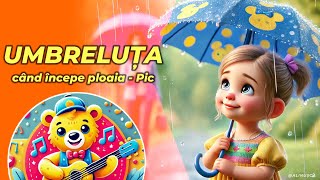 Umbreluța ☔ Cântec vesel pentru copii 🎶 despre Ploaie și aventuri sub umbreluță [upl. by Rolyab492]