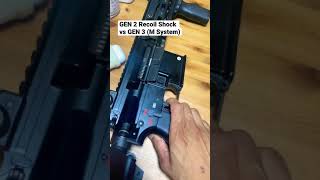 Normal Recoil Shock vs M System Recoil Shock MP5 vs 416 [upl. by Maillil]