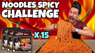 NOODLES PICCANTI CHALLENGE Spicy Challenge 4 KG  MAN VS FOOD [upl. by Leena]