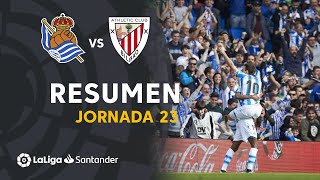 Resumen de Real Sociedad vs Athletic Club 21 [upl. by Nebur]