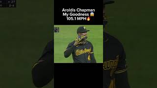 Aroldis Chapman Bringing the Heat ⚾️🔥 mlb pirates sports [upl. by Sheldon]