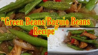 BAGUIO BEANS EASY RECIPELutong bahayMichshelLalicaVlog [upl. by Aliza]