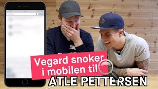 Vegard Harm snoker i mobilen til Atle Pettersen [upl. by Nonnac445]