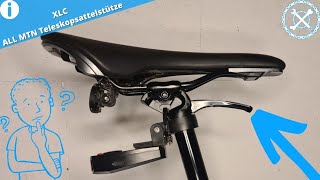 Eine VarioTeleskop Sattelstütze für fast jedes Fahrrad  XLC All MTN [upl. by Daj]