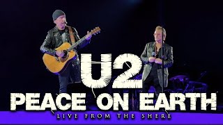 U2 plays PEACE ON EARTH Live from Sphere 2024 [upl. by Bullard664]