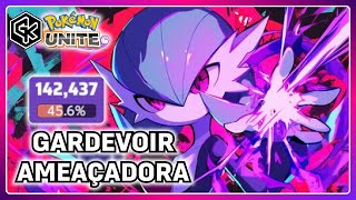 Gardevoir ameaça com 142K  Pokemon Unite Gardevoir Gameplay [upl. by Enia]