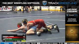 125 Schoolboy 112 Maxwell Honiss Michigan vs Landon Cook Ohio 6332211104 [upl. by Naida]