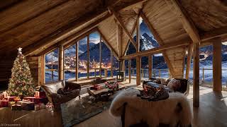 Wonderful WinterLoft like Ischgl ☃️ Fireplace ASMR I NO ADS [upl. by Wivinah156]