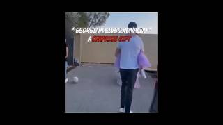 Giorgina gives Ronaldo a surprise gift 4k edit football youtubeshorts shorts [upl. by Missi]