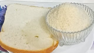 how to make Bread crumbs recipeeasy and simple recipeHomemade bread crumbs [upl. by Airotcivairam]