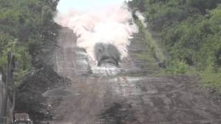 Dykon Pipeline Blasting  Atlas Pipeline  OK  3 [upl. by Aifos]