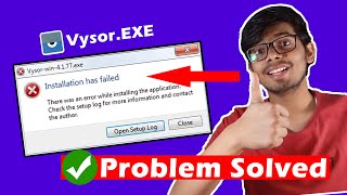 VysorEXE failed to install Solution Update Video [upl. by Margaux129]