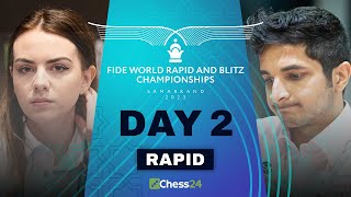 Will Magnus Salimova Arjun amp Vidit Hold Their Lead  FIDE World Rapid Championship 2023 Rds 69 [upl. by Arick]