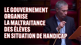 Élèves sans place enfants handicapés maltraités  le gouvernement doit assumer ses responsabilités [upl. by Kaufmann]