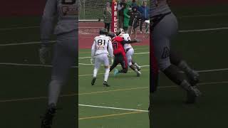 Unstoppable Run by Akiva Wedge 28 Yard Rushing Touchdown [upl. by Kraft493]