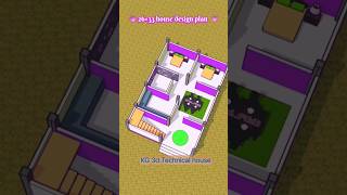 26×33 house design plan  New design plan  house plan 🏤🤯😀 home naksha house design shorts [upl. by Graehl209]