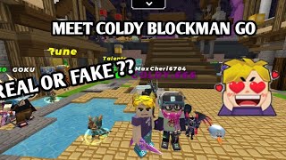 I met COLDYBlockmanGO in blockman go Bedwars blockmango bedwars gaming [upl. by Jaella]