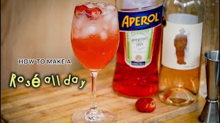 How to make Aperol Cocktail  Rosè all day [upl. by Aziar]