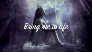 Evanescence Bring Me To Life lyrics [upl. by Nimrac784]