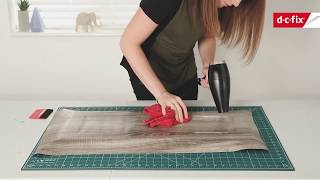 trashtotreasure how to apply dcfix® to kitchen doors with grooves [upl. by Susy]