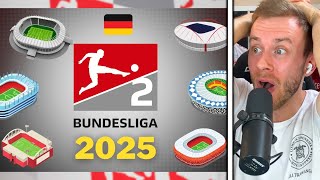 ALLE 18 STADIEN der 2 BUNDESLIGA 202425 👀🏟 sehr spannend [upl. by Nnahtebazile]