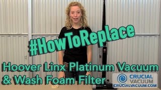 Hoover Linx Platinum Vacuum Replacement amp Wash Foam Filter For 902185003 562161003 410044001 [upl. by Pirozzo]