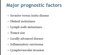 Prognostic Factors for Invasive Breast Carcinoma Part 4  SPECIAL PATHOLOGY [upl. by Dduj]