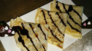 RECETA DE CREPES SIN HUEVO EGGLESS CREPES 😋 [upl. by Molini]