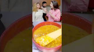 Rakhi Sawants favourite “Maa ki daal and baap ka chawalquot Recipe 😍🤗shorts viralshorts farahkhan [upl. by Aisaim]