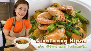 Pinoy Comfort Food Ginataang Hipon with Kalabasa and Sitaw  Chefmom Rosebud [upl. by Iruj]