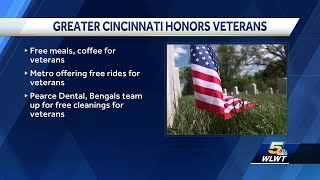 Greater Cincinnati honoring those who serve on this Veterans Day [upl. by Bat]