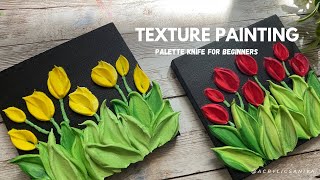 Impasto Painting Tutorial  For Beginners  Easy Painting Ideas [upl. by Ahsiemac]