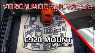 Voron Mod Showcase Logitech C920x Mount [upl. by Fairleigh]